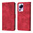 Leather Case Stands Flip Cover Holder YB3 for Xiaomi Mi 12 Lite NE 5G Red