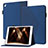 Leather Case Stands Flip Cover Holder YX1 for Apple iPad 10.2 (2020) Blue