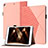 Leather Case Stands Flip Cover Holder YX1 for Apple iPad 10.2 (2020) Rose Gold