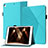 Leather Case Stands Flip Cover Holder YX1 for Apple iPad Air 3 Mint Blue