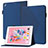 Leather Case Stands Flip Cover Holder YX1 for Apple iPad Air Blue