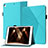 Leather Case Stands Flip Cover Holder YX1 for Apple iPad Pro 10.5 Mint Blue