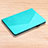 Leather Case Stands Flip Cover Holder YX2 for Apple iPad 10.2 (2020) Mint Blue