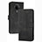 Leather Case Stands Flip Cover Holder YX2 for Nokia 3.4 Black