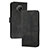 Leather Case Stands Flip Cover Holder YX2 for Nokia G30 Black