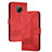 Leather Case Stands Flip Cover Holder YX2 for Nokia G30 Red