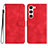 Leather Case Stands Flip Cover Holder YX2 for Samsung Galaxy S22 5G