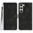 Leather Case Stands Flip Cover Holder YX2 for Samsung Galaxy S22 5G