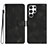 Leather Case Stands Flip Cover Holder YX2 for Samsung Galaxy S25 Ultra 5G