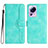 Leather Case Stands Flip Cover Holder YX2 for Xiaomi Mi 12 Lite NE 5G Green
