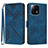 Leather Case Stands Flip Cover Holder YX2 for Xiaomi Mi 13 Pro 5G Blue