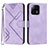 Leather Case Stands Flip Cover Holder YX2 for Xiaomi Mi 13 Pro 5G Purple