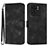 Leather Case Stands Flip Cover Holder YX3 for Motorola Moto Edge (2023) 5G Black
