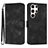 Leather Case Stands Flip Cover Holder YX3 for Samsung Galaxy S22 Ultra 5G