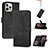 Leather Case Stands Flip Cover Holder YX4 for Apple iPhone 13 Pro