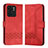 Leather Case Stands Flip Cover Holder YX4 for Motorola Moto Edge (2023) 5G Red