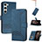 Leather Case Stands Flip Cover Holder YX4 for Samsung Galaxy S23 Plus 5G