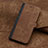 Leather Case Stands Flip Cover Holder YX5 for Apple iPhone 13 Pro Brown