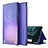 Leather Case Stands Flip Cover Holder ZL1 for Samsung Galaxy M31 Prime Edition Purple