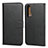 Leather Case Stands Flip Cover K01 for Huawei Honor 20 Pro Black