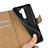 Leather Case Stands Flip Cover K01 for Xiaomi Redmi Note 8 Pro Black
