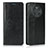 Leather Case Stands Flip Cover K02 Holder for Huawei Mate 40 Black