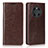 Leather Case Stands Flip Cover K02 Holder for Huawei Mate 40 Pro Brown