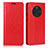 Leather Case Stands Flip Cover K02 Holder for Huawei Mate 40 Red