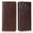 Leather Case Stands Flip Cover K02 Holder for Huawei Mate 40E 5G Brown