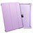 Leather Case Stands Flip Cover L01 for Apple iPad 2 Purple