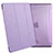 Leather Case Stands Flip Cover L01 for Apple iPad Air Purple