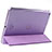 Leather Case Stands Flip Cover L01 for Apple iPad Air Purple