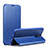 Leather Case Stands Flip Cover L01 for Huawei G10 Blue