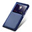 Leather Case Stands Flip Cover L01 for Huawei GR5 (2017) Blue