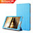 Leather Case Stands Flip Cover L01 for Huawei Mediapad M2 8 M2-801w M2-803L M2-802L Blue