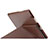 Leather Case Stands Flip Cover L01 for Huawei MediaPad M3 Brown