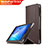 Leather Case Stands Flip Cover L01 for Huawei MediaPad T3 8.0 KOB-W09 KOB-L09 Brown