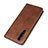 Leather Case Stands Flip Cover L01 for Huawei P30 Brown