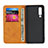 Leather Case Stands Flip Cover L01 for Huawei P30 Orange