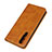 Leather Case Stands Flip Cover L01 for Huawei P30 Orange