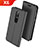 Leather Case Stands Flip Cover L01 for Nokia X6 Black