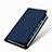 Leather Case Stands Flip Cover L01 for Samsung Galaxy A5 (2018) A530F Blue