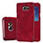 Leather Case Stands Flip Cover L01 for Samsung Galaxy Note 5 N9200 N920 N920F Red