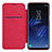 Leather Case Stands Flip Cover L01 for Samsung Galaxy S9 Red