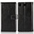 Leather Case Stands Flip Cover L01 for Sony Xperia XZ1 Compact Black