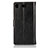 Leather Case Stands Flip Cover L01 for Sony Xperia XZ1 Compact Black