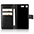 Leather Case Stands Flip Cover L01 for Sony Xperia XZ1 Compact Black