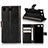 Leather Case Stands Flip Cover L01 for Sony Xperia XZ1 Compact Black