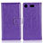 Leather Case Stands Flip Cover L01 for Sony Xperia XZ1 Compact Purple