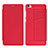 Leather Case Stands Flip Cover L01 for Xiaomi Mi Note Red